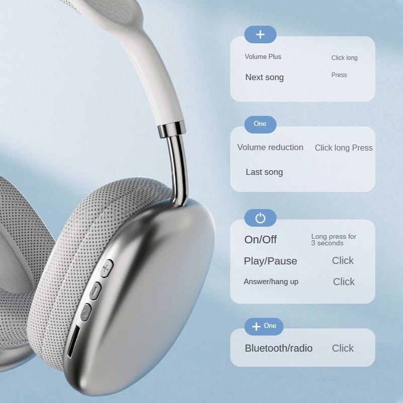 P9 Wireless Headphones – Noise Cancelling