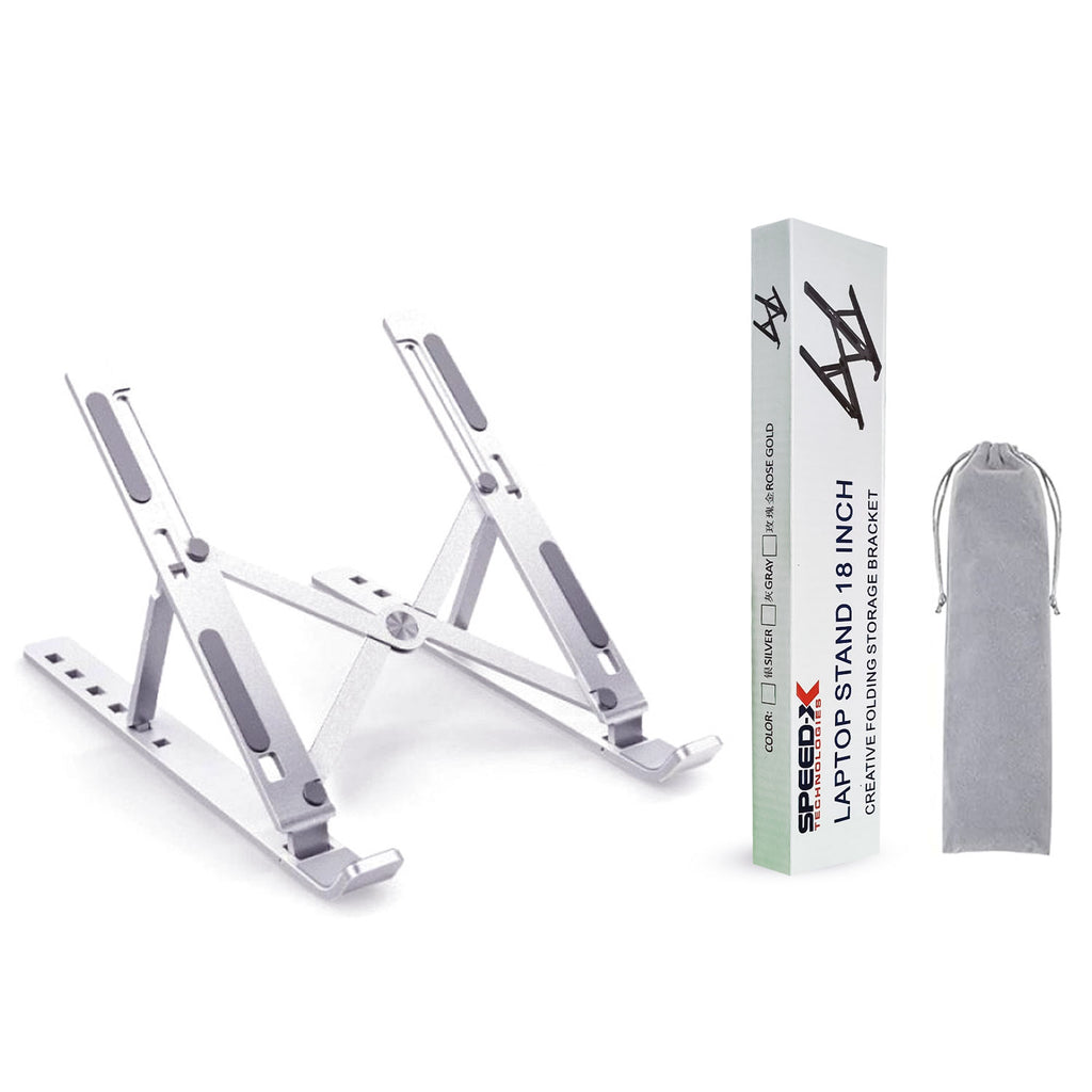 Speedx Foldable Laptop Stand – Aluminum, Portable