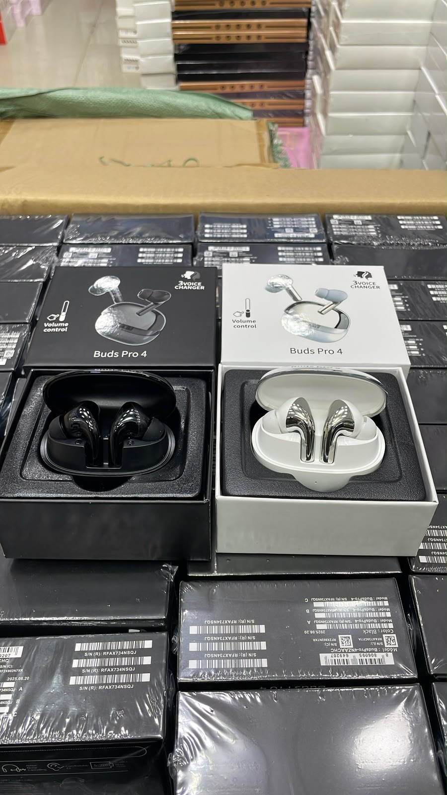 Buds Pro 4 Wireless Bluetooth Earbuds with Volume Control & Voice Changer