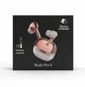 Buds Pro 4 Wireless Bluetooth Earbuds with Volume Control & Voice Changer